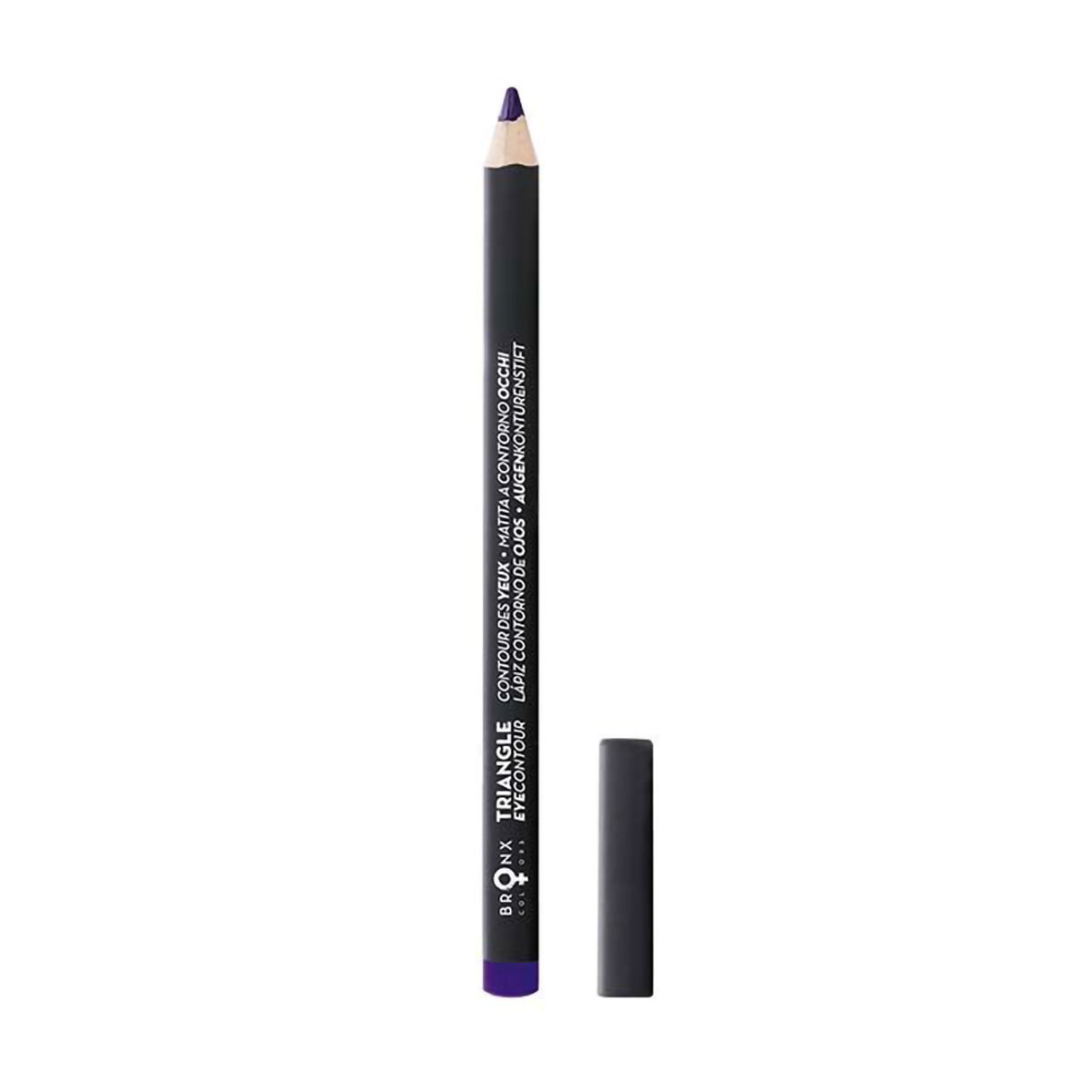 Контурний олівець для очей Bronx Colors Triangle Eye Contour Pencil TEP04 Purpur, 1.07 г